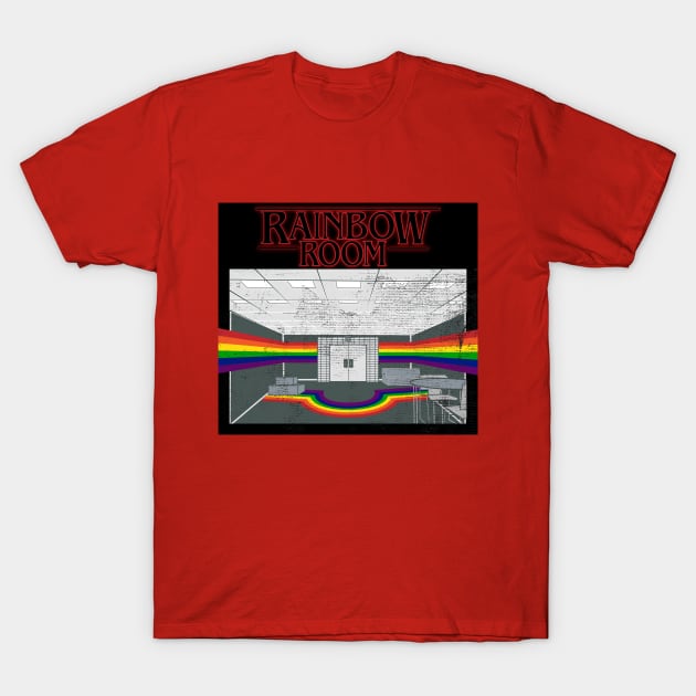 Spend some time in the Rainbow Room T-Shirt by acurwin